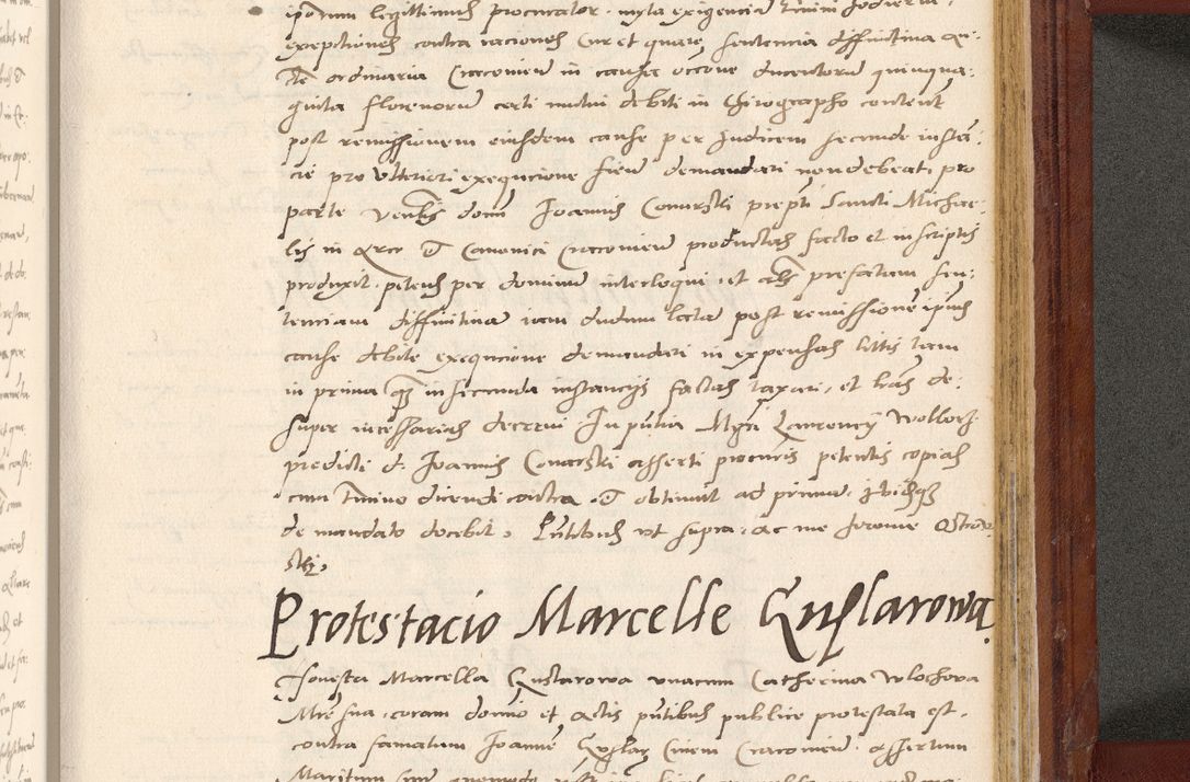 Zdjęcie nr 840 dla obiektu archiwalnego: Acta actorum coram R. D. Petro de Gamratis, archiepiscopo Gnesnensi et episcopo Cracoviensi, Legato nato et Regni Poloniar primate ad a. D. 1544 et 1545 acticatorum - praesidente tunc Suae Rev. Paternitatis curiae cancellario R. D. Bertholomaeo Gantkowski, archidiacono Cracoviensi, Gnesnensi et Posnaniensi canonico.