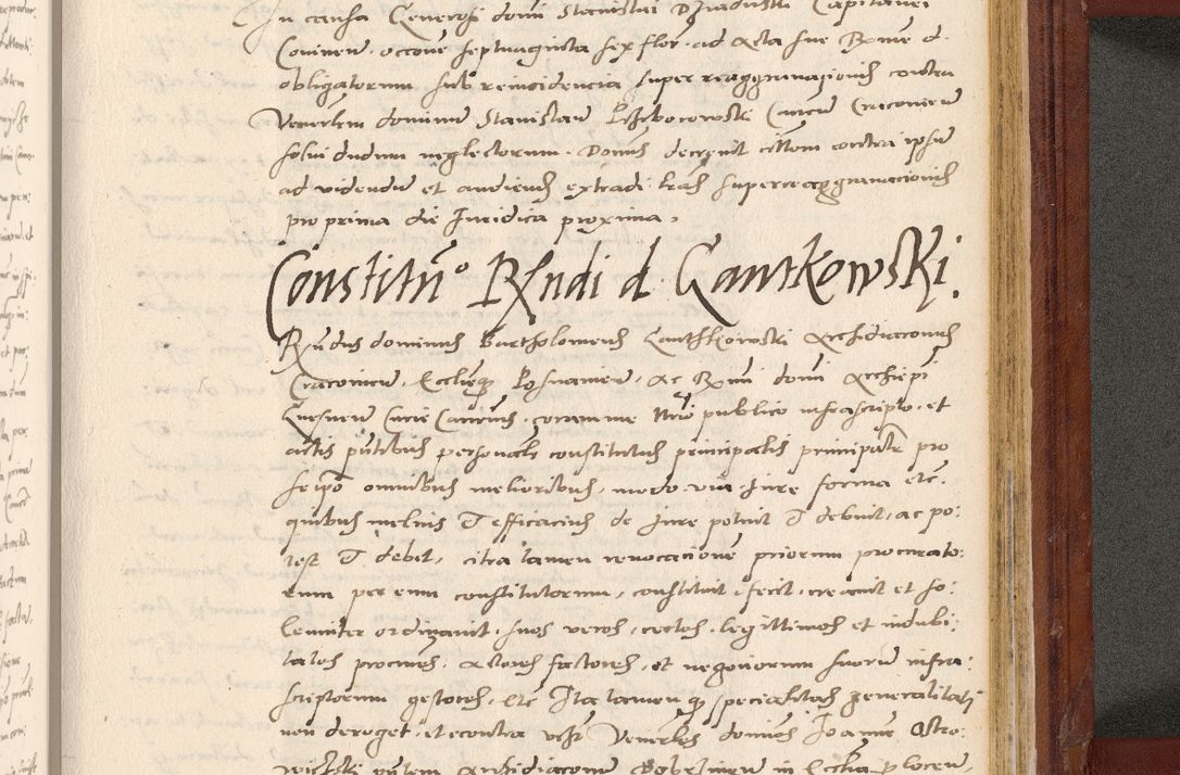 Zdjęcie nr 836 dla obiektu archiwalnego: Acta actorum coram R. D. Petro de Gamratis, archiepiscopo Gnesnensi et episcopo Cracoviensi, Legato nato et Regni Poloniar primate ad a. D. 1544 et 1545 acticatorum - praesidente tunc Suae Rev. Paternitatis curiae cancellario R. D. Bertholomaeo Gantkowski, archidiacono Cracoviensi, Gnesnensi et Posnaniensi canonico.