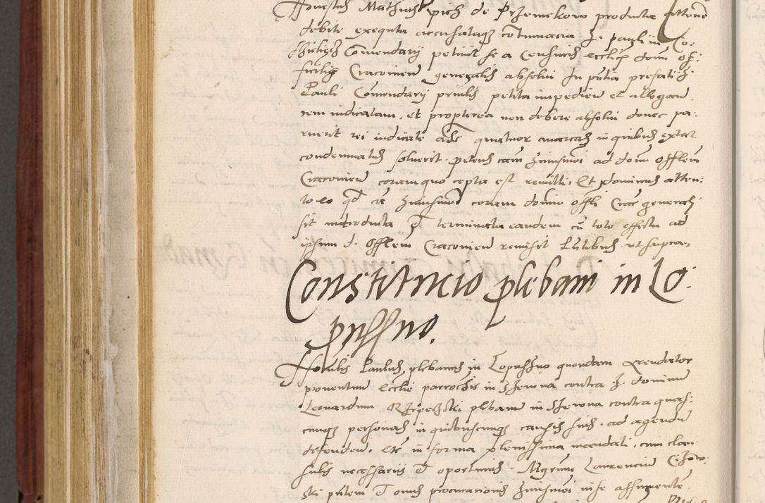 Zdjęcie nr 815 dla obiektu archiwalnego: Acta actorum coram R. D. Petro de Gamratis, archiepiscopo Gnesnensi et episcopo Cracoviensi, Legato nato et Regni Poloniar primate ad a. D. 1544 et 1545 acticatorum - praesidente tunc Suae Rev. Paternitatis curiae cancellario R. D. Bertholomaeo Gantkowski, archidiacono Cracoviensi, Gnesnensi et Posnaniensi canonico.