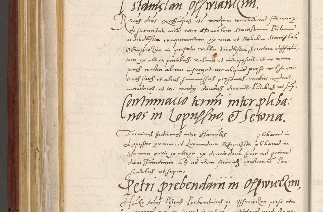 Zdjęcie nr 807 dla obiektu archiwalnego: Acta actorum coram R. D. Petro de Gamratis, archiepiscopo Gnesnensi et episcopo Cracoviensi, Legato nato et Regni Poloniar primate ad a. D. 1544 et 1545 acticatorum - praesidente tunc Suae Rev. Paternitatis curiae cancellario R. D. Bertholomaeo Gantkowski, archidiacono Cracoviensi, Gnesnensi et Posnaniensi canonico.