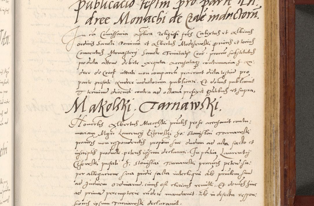 Zdjęcie nr 798 dla obiektu archiwalnego: Acta actorum coram R. D. Petro de Gamratis, archiepiscopo Gnesnensi et episcopo Cracoviensi, Legato nato et Regni Poloniar primate ad a. D. 1544 et 1545 acticatorum - praesidente tunc Suae Rev. Paternitatis curiae cancellario R. D. Bertholomaeo Gantkowski, archidiacono Cracoviensi, Gnesnensi et Posnaniensi canonico.