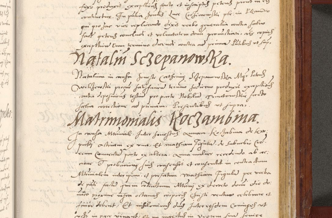 Zdjęcie nr 800 dla obiektu archiwalnego: Acta actorum coram R. D. Petro de Gamratis, archiepiscopo Gnesnensi et episcopo Cracoviensi, Legato nato et Regni Poloniar primate ad a. D. 1544 et 1545 acticatorum - praesidente tunc Suae Rev. Paternitatis curiae cancellario R. D. Bertholomaeo Gantkowski, archidiacono Cracoviensi, Gnesnensi et Posnaniensi canonico.
