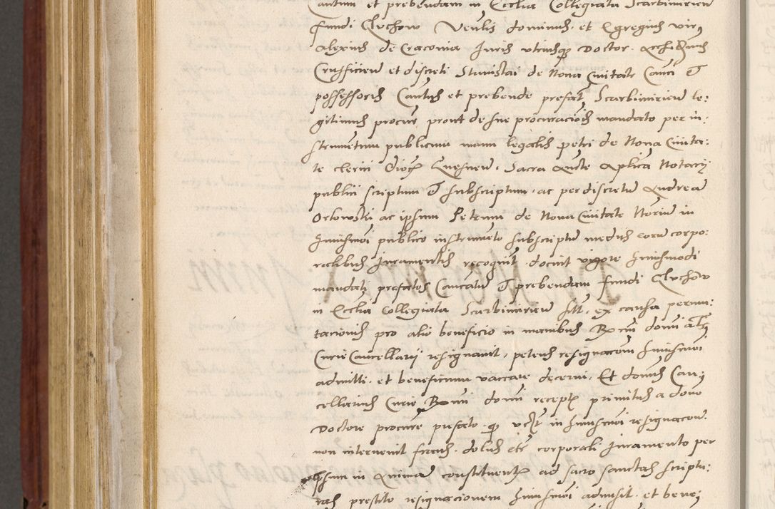 Zdjęcie nr 803 dla obiektu archiwalnego: Acta actorum coram R. D. Petro de Gamratis, archiepiscopo Gnesnensi et episcopo Cracoviensi, Legato nato et Regni Poloniar primate ad a. D. 1544 et 1545 acticatorum - praesidente tunc Suae Rev. Paternitatis curiae cancellario R. D. Bertholomaeo Gantkowski, archidiacono Cracoviensi, Gnesnensi et Posnaniensi canonico.