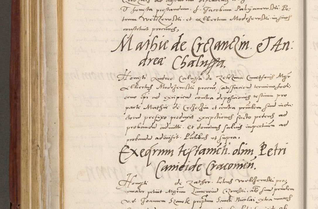 Zdjęcie nr 797 dla obiektu archiwalnego: Acta actorum coram R. D. Petro de Gamratis, archiepiscopo Gnesnensi et episcopo Cracoviensi, Legato nato et Regni Poloniar primate ad a. D. 1544 et 1545 acticatorum - praesidente tunc Suae Rev. Paternitatis curiae cancellario R. D. Bertholomaeo Gantkowski, archidiacono Cracoviensi, Gnesnensi et Posnaniensi canonico.