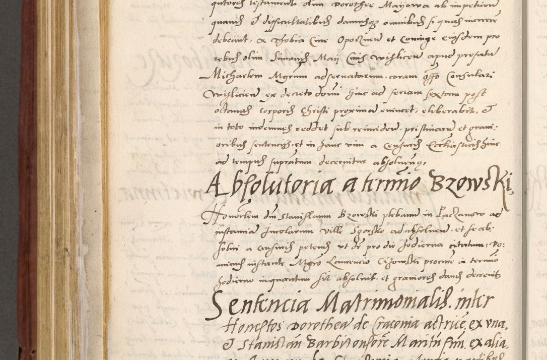 Zdjęcie nr 793 dla obiektu archiwalnego: Acta actorum coram R. D. Petro de Gamratis, archiepiscopo Gnesnensi et episcopo Cracoviensi, Legato nato et Regni Poloniar primate ad a. D. 1544 et 1545 acticatorum - praesidente tunc Suae Rev. Paternitatis curiae cancellario R. D. Bertholomaeo Gantkowski, archidiacono Cracoviensi, Gnesnensi et Posnaniensi canonico.