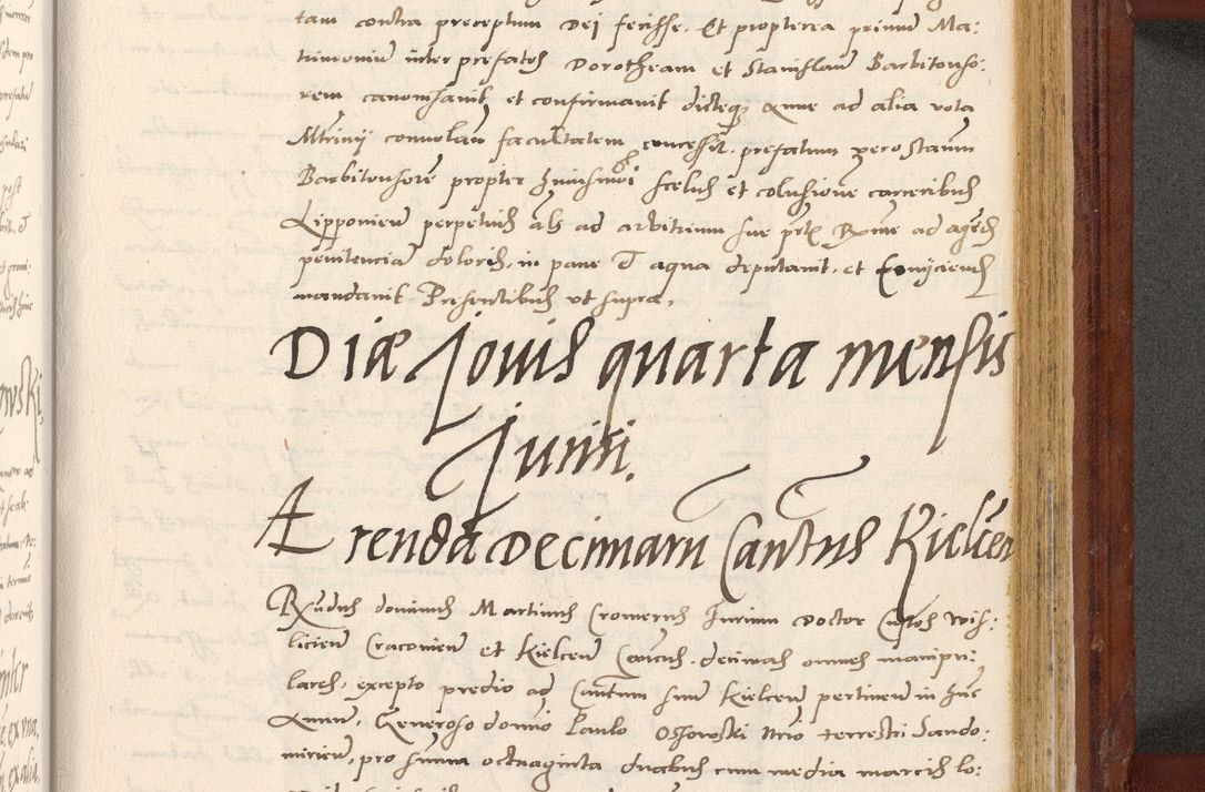 Zdjęcie nr 794 dla obiektu archiwalnego: Acta actorum coram R. D. Petro de Gamratis, archiepiscopo Gnesnensi et episcopo Cracoviensi, Legato nato et Regni Poloniar primate ad a. D. 1544 et 1545 acticatorum - praesidente tunc Suae Rev. Paternitatis curiae cancellario R. D. Bertholomaeo Gantkowski, archidiacono Cracoviensi, Gnesnensi et Posnaniensi canonico.