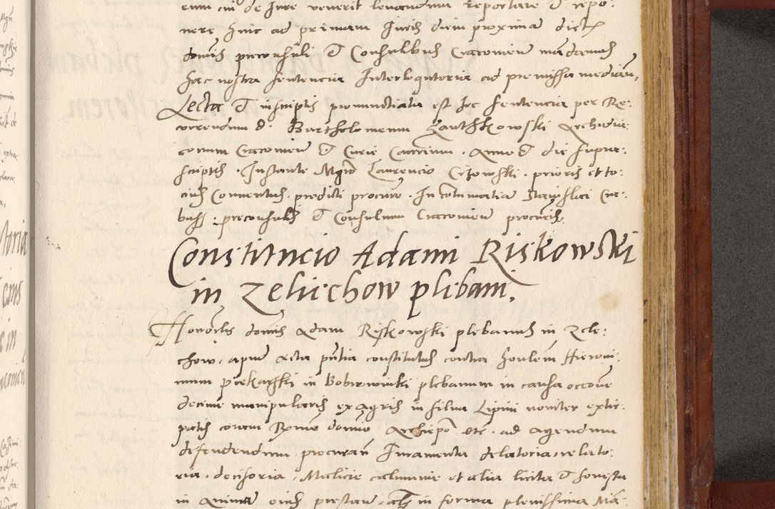 Zdjęcie nr 784 dla obiektu archiwalnego: Acta actorum coram R. D. Petro de Gamratis, archiepiscopo Gnesnensi et episcopo Cracoviensi, Legato nato et Regni Poloniar primate ad a. D. 1544 et 1545 acticatorum - praesidente tunc Suae Rev. Paternitatis curiae cancellario R. D. Bertholomaeo Gantkowski, archidiacono Cracoviensi, Gnesnensi et Posnaniensi canonico.