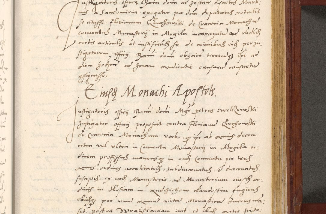 Zdjęcie nr 770 dla obiektu archiwalnego: Acta actorum coram R. D. Petro de Gamratis, archiepiscopo Gnesnensi et episcopo Cracoviensi, Legato nato et Regni Poloniar primate ad a. D. 1544 et 1545 acticatorum - praesidente tunc Suae Rev. Paternitatis curiae cancellario R. D. Bertholomaeo Gantkowski, archidiacono Cracoviensi, Gnesnensi et Posnaniensi canonico.