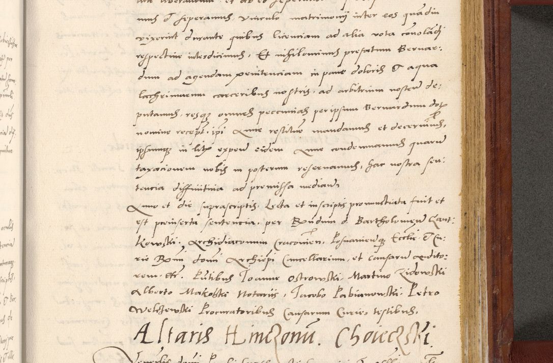Zdjęcie nr 774 dla obiektu archiwalnego: Acta actorum coram R. D. Petro de Gamratis, archiepiscopo Gnesnensi et episcopo Cracoviensi, Legato nato et Regni Poloniar primate ad a. D. 1544 et 1545 acticatorum - praesidente tunc Suae Rev. Paternitatis curiae cancellario R. D. Bertholomaeo Gantkowski, archidiacono Cracoviensi, Gnesnensi et Posnaniensi canonico.