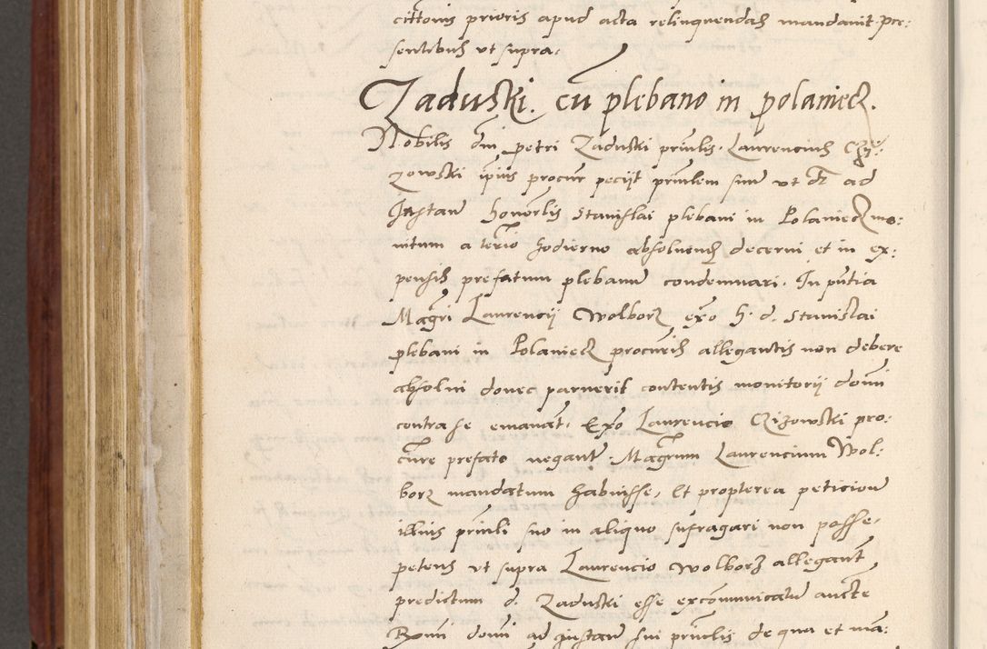 Zdjęcie nr 769 dla obiektu archiwalnego: Acta actorum coram R. D. Petro de Gamratis, archiepiscopo Gnesnensi et episcopo Cracoviensi, Legato nato et Regni Poloniar primate ad a. D. 1544 et 1545 acticatorum - praesidente tunc Suae Rev. Paternitatis curiae cancellario R. D. Bertholomaeo Gantkowski, archidiacono Cracoviensi, Gnesnensi et Posnaniensi canonico.