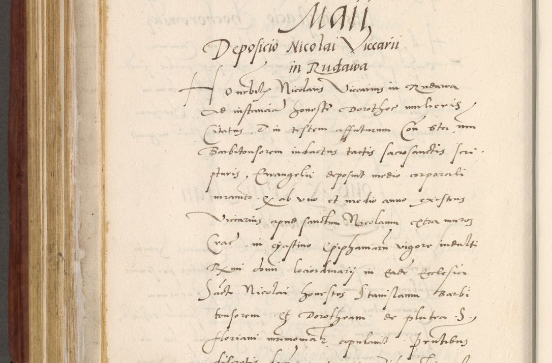 Zdjęcie nr 761 dla obiektu archiwalnego: Acta actorum coram R. D. Petro de Gamratis, archiepiscopo Gnesnensi et episcopo Cracoviensi, Legato nato et Regni Poloniar primate ad a. D. 1544 et 1545 acticatorum - praesidente tunc Suae Rev. Paternitatis curiae cancellario R. D. Bertholomaeo Gantkowski, archidiacono Cracoviensi, Gnesnensi et Posnaniensi canonico.
