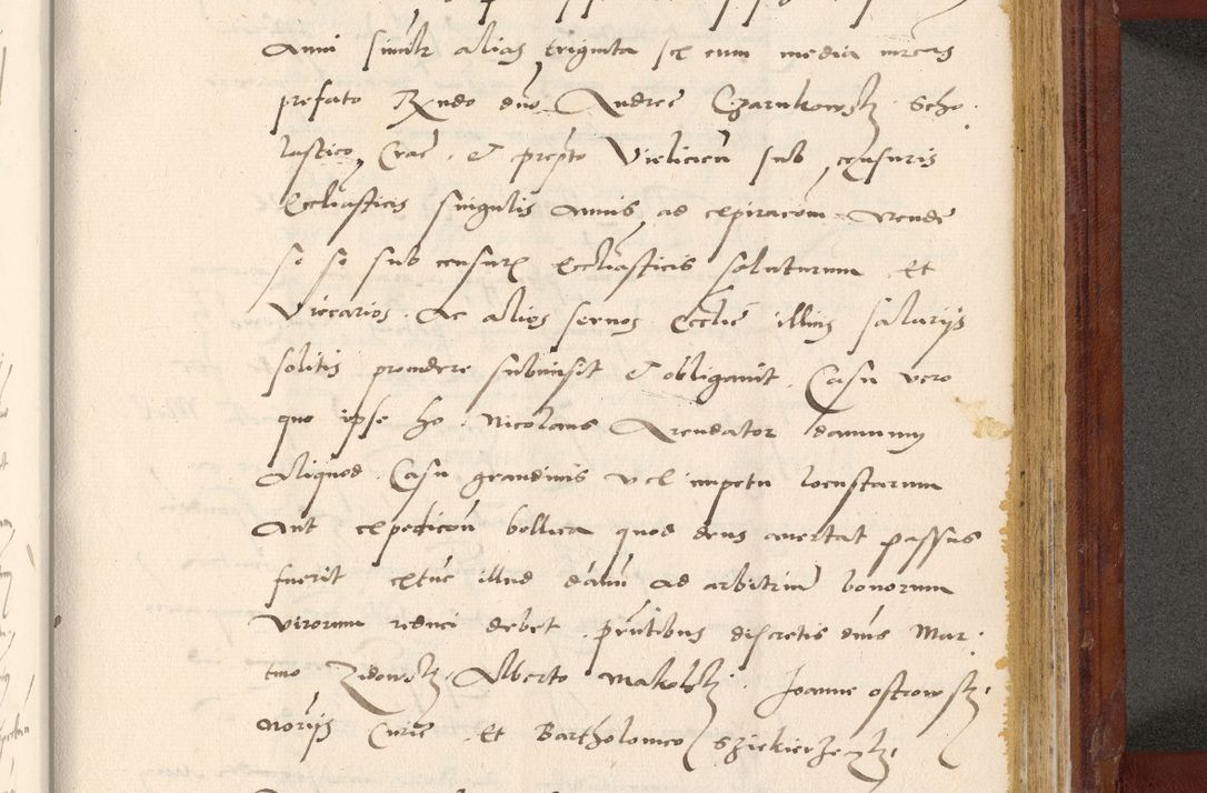 Zdjęcie nr 756 dla obiektu archiwalnego: Acta actorum coram R. D. Petro de Gamratis, archiepiscopo Gnesnensi et episcopo Cracoviensi, Legato nato et Regni Poloniar primate ad a. D. 1544 et 1545 acticatorum - praesidente tunc Suae Rev. Paternitatis curiae cancellario R. D. Bertholomaeo Gantkowski, archidiacono Cracoviensi, Gnesnensi et Posnaniensi canonico.