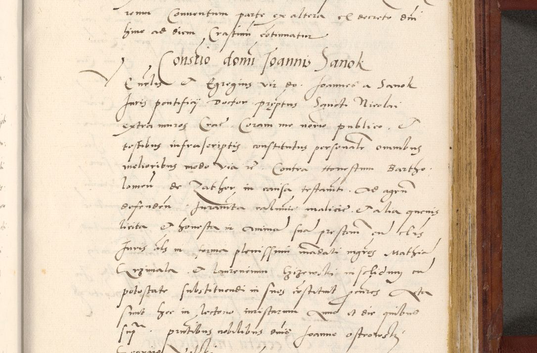 Zdjęcie nr 744 dla obiektu archiwalnego: Acta actorum coram R. D. Petro de Gamratis, archiepiscopo Gnesnensi et episcopo Cracoviensi, Legato nato et Regni Poloniar primate ad a. D. 1544 et 1545 acticatorum - praesidente tunc Suae Rev. Paternitatis curiae cancellario R. D. Bertholomaeo Gantkowski, archidiacono Cracoviensi, Gnesnensi et Posnaniensi canonico.