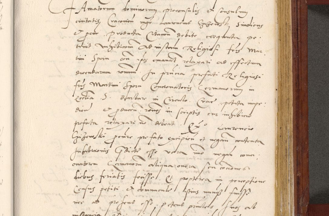 Zdjęcie nr 740 dla obiektu archiwalnego: Acta actorum coram R. D. Petro de Gamratis, archiepiscopo Gnesnensi et episcopo Cracoviensi, Legato nato et Regni Poloniar primate ad a. D. 1544 et 1545 acticatorum - praesidente tunc Suae Rev. Paternitatis curiae cancellario R. D. Bertholomaeo Gantkowski, archidiacono Cracoviensi, Gnesnensi et Posnaniensi canonico.