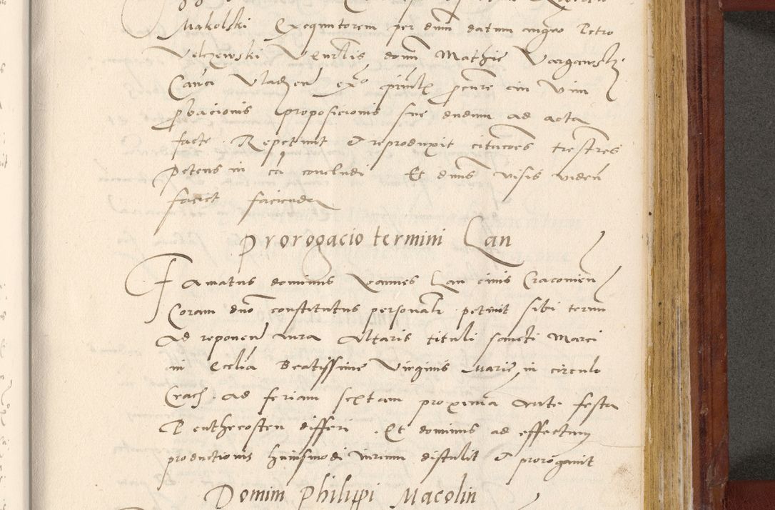 Zdjęcie nr 736 dla obiektu archiwalnego: Acta actorum coram R. D. Petro de Gamratis, archiepiscopo Gnesnensi et episcopo Cracoviensi, Legato nato et Regni Poloniar primate ad a. D. 1544 et 1545 acticatorum - praesidente tunc Suae Rev. Paternitatis curiae cancellario R. D. Bertholomaeo Gantkowski, archidiacono Cracoviensi, Gnesnensi et Posnaniensi canonico.