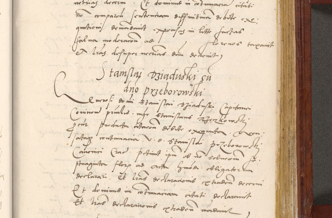 Zdjęcie nr 730 dla obiektu archiwalnego: Acta actorum coram R. D. Petro de Gamratis, archiepiscopo Gnesnensi et episcopo Cracoviensi, Legato nato et Regni Poloniar primate ad a. D. 1544 et 1545 acticatorum - praesidente tunc Suae Rev. Paternitatis curiae cancellario R. D. Bertholomaeo Gantkowski, archidiacono Cracoviensi, Gnesnensi et Posnaniensi canonico.