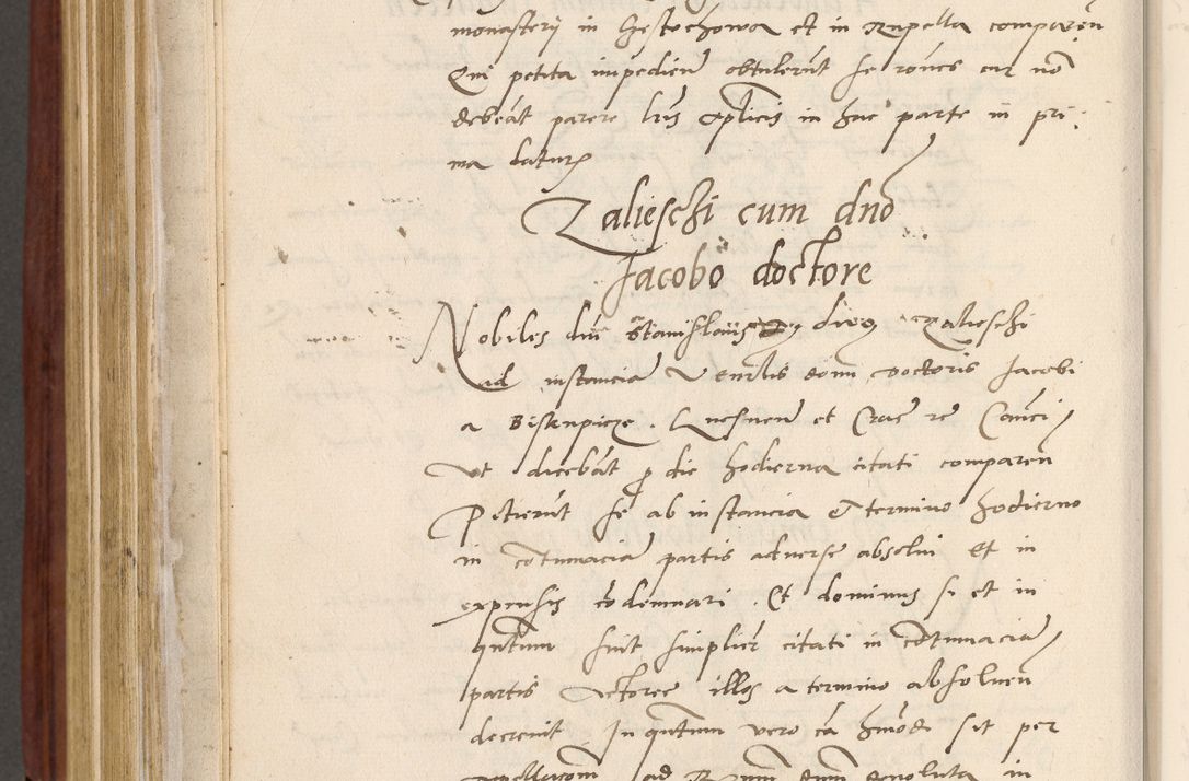 Zdjęcie nr 721 dla obiektu archiwalnego: Acta actorum coram R. D. Petro de Gamratis, archiepiscopo Gnesnensi et episcopo Cracoviensi, Legato nato et Regni Poloniar primate ad a. D. 1544 et 1545 acticatorum - praesidente tunc Suae Rev. Paternitatis curiae cancellario R. D. Bertholomaeo Gantkowski, archidiacono Cracoviensi, Gnesnensi et Posnaniensi canonico.