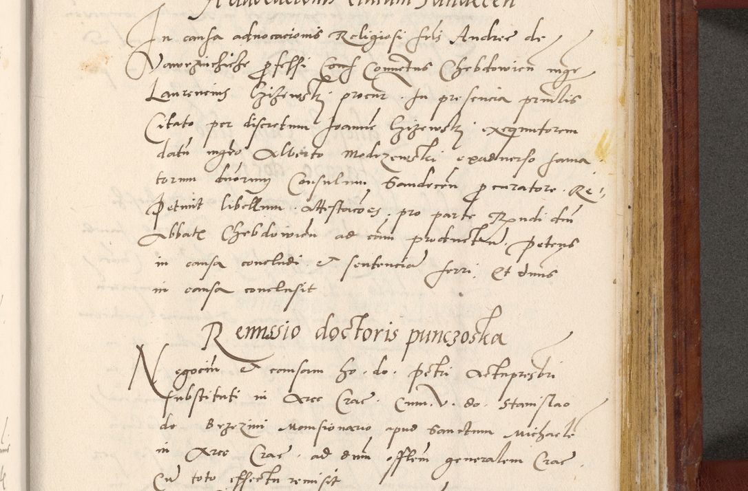 Zdjęcie nr 720 dla obiektu archiwalnego: Acta actorum coram R. D. Petro de Gamratis, archiepiscopo Gnesnensi et episcopo Cracoviensi, Legato nato et Regni Poloniar primate ad a. D. 1544 et 1545 acticatorum - praesidente tunc Suae Rev. Paternitatis curiae cancellario R. D. Bertholomaeo Gantkowski, archidiacono Cracoviensi, Gnesnensi et Posnaniensi canonico.