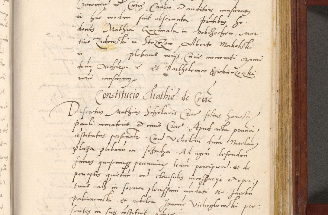 Zdjęcie nr 710 dla obiektu archiwalnego: Acta actorum coram R. D. Petro de Gamratis, archiepiscopo Gnesnensi et episcopo Cracoviensi, Legato nato et Regni Poloniar primate ad a. D. 1544 et 1545 acticatorum - praesidente tunc Suae Rev. Paternitatis curiae cancellario R. D. Bertholomaeo Gantkowski, archidiacono Cracoviensi, Gnesnensi et Posnaniensi canonico.