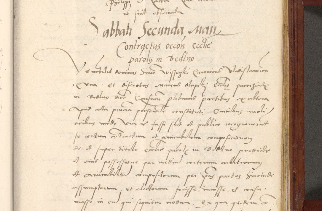 Zdjęcie nr 692 dla obiektu archiwalnego: Acta actorum coram R. D. Petro de Gamratis, archiepiscopo Gnesnensi et episcopo Cracoviensi, Legato nato et Regni Poloniar primate ad a. D. 1544 et 1545 acticatorum - praesidente tunc Suae Rev. Paternitatis curiae cancellario R. D. Bertholomaeo Gantkowski, archidiacono Cracoviensi, Gnesnensi et Posnaniensi canonico.