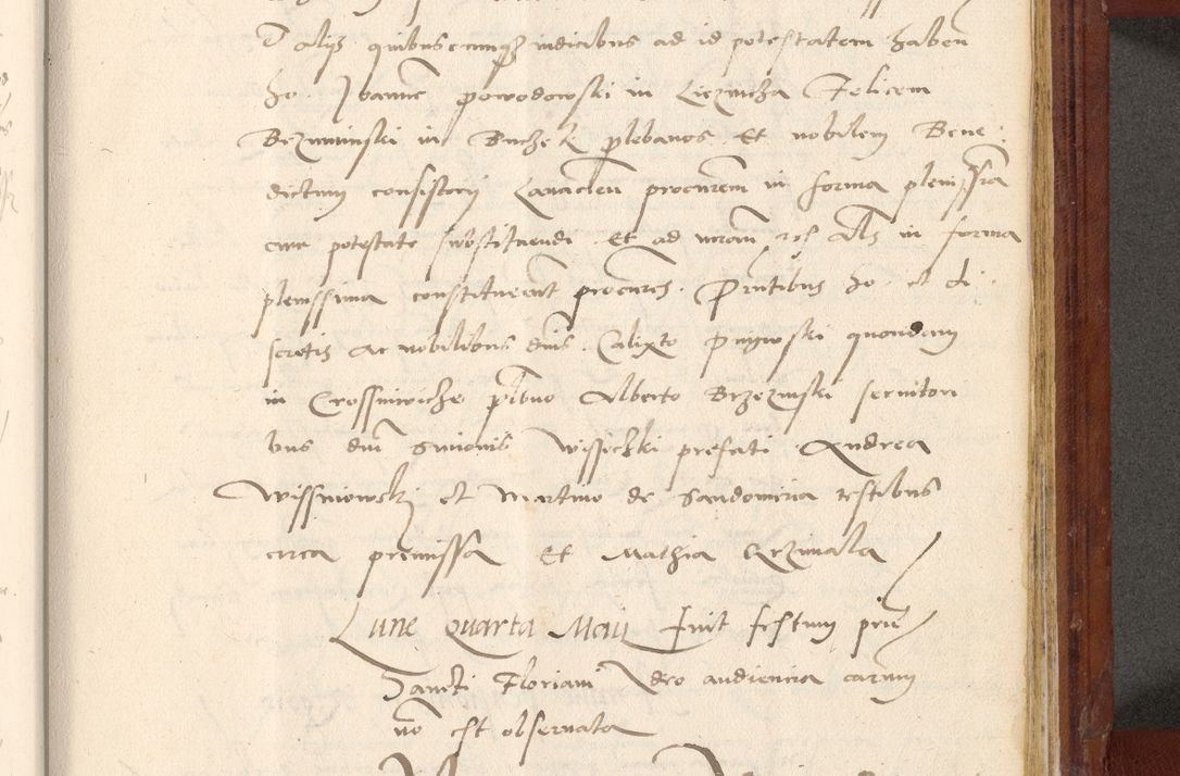 Zdjęcie nr 694 dla obiektu archiwalnego: Acta actorum coram R. D. Petro de Gamratis, archiepiscopo Gnesnensi et episcopo Cracoviensi, Legato nato et Regni Poloniar primate ad a. D. 1544 et 1545 acticatorum - praesidente tunc Suae Rev. Paternitatis curiae cancellario R. D. Bertholomaeo Gantkowski, archidiacono Cracoviensi, Gnesnensi et Posnaniensi canonico.