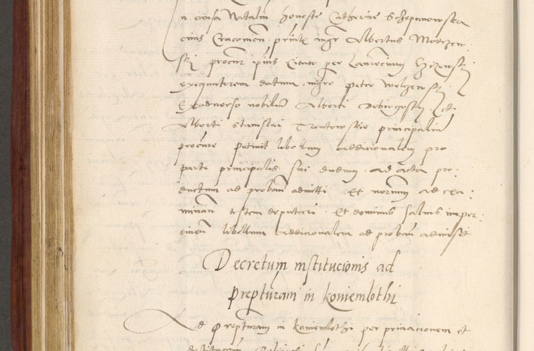 Zdjęcie nr 697 dla obiektu archiwalnego: Acta actorum coram R. D. Petro de Gamratis, archiepiscopo Gnesnensi et episcopo Cracoviensi, Legato nato et Regni Poloniar primate ad a. D. 1544 et 1545 acticatorum - praesidente tunc Suae Rev. Paternitatis curiae cancellario R. D. Bertholomaeo Gantkowski, archidiacono Cracoviensi, Gnesnensi et Posnaniensi canonico.