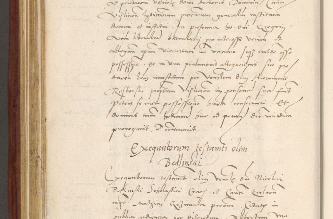 Zdjęcie nr 685 dla obiektu archiwalnego: Acta actorum coram R. D. Petro de Gamratis, archiepiscopo Gnesnensi et episcopo Cracoviensi, Legato nato et Regni Poloniar primate ad a. D. 1544 et 1545 acticatorum - praesidente tunc Suae Rev. Paternitatis curiae cancellario R. D. Bertholomaeo Gantkowski, archidiacono Cracoviensi, Gnesnensi et Posnaniensi canonico.