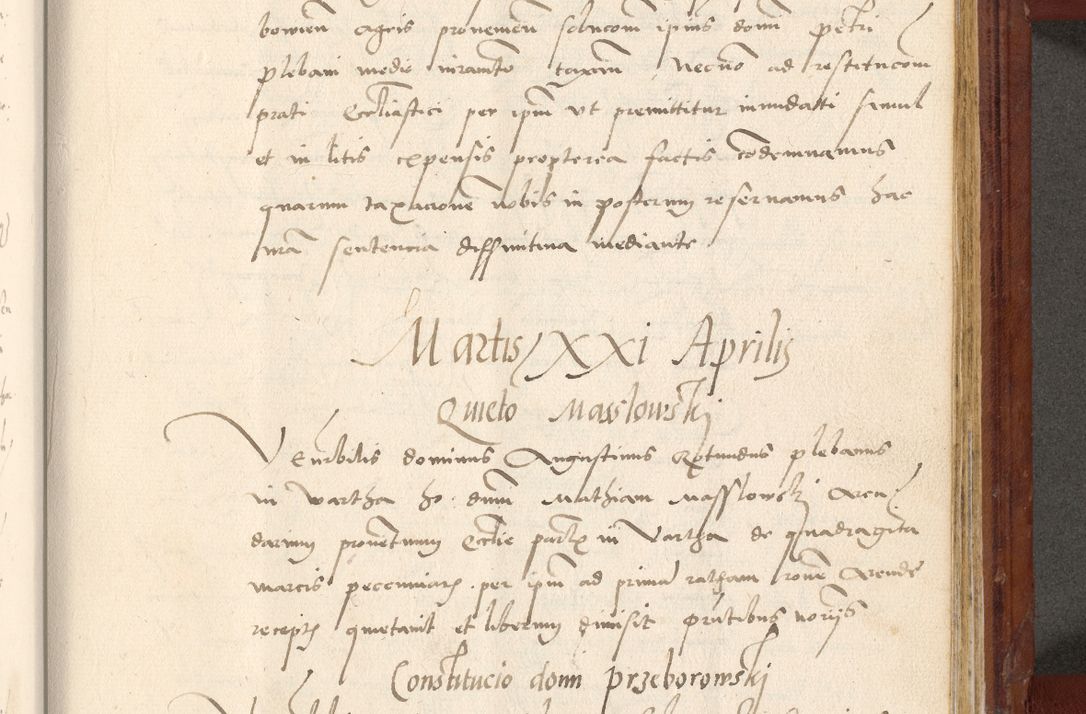 Zdjęcie nr 674 dla obiektu archiwalnego: Acta actorum coram R. D. Petro de Gamratis, archiepiscopo Gnesnensi et episcopo Cracoviensi, Legato nato et Regni Poloniar primate ad a. D. 1544 et 1545 acticatorum - praesidente tunc Suae Rev. Paternitatis curiae cancellario R. D. Bertholomaeo Gantkowski, archidiacono Cracoviensi, Gnesnensi et Posnaniensi canonico.
