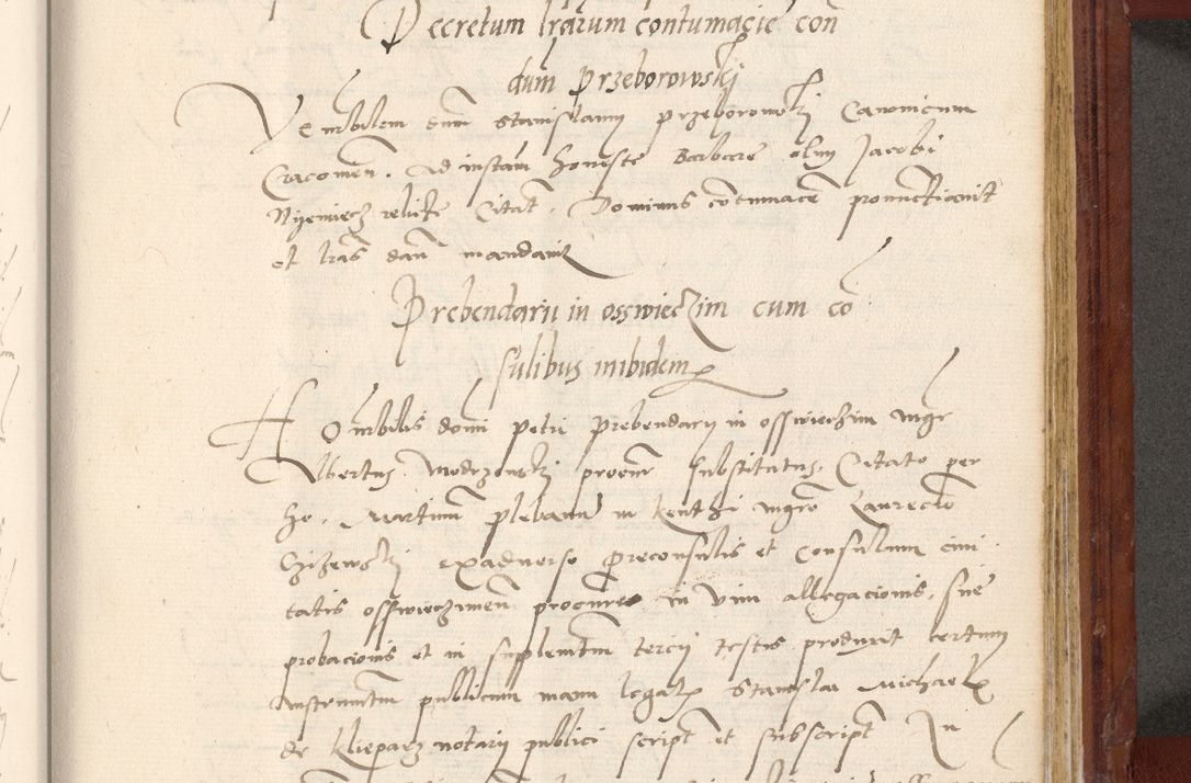Zdjęcie nr 670 dla obiektu archiwalnego: Acta actorum coram R. D. Petro de Gamratis, archiepiscopo Gnesnensi et episcopo Cracoviensi, Legato nato et Regni Poloniar primate ad a. D. 1544 et 1545 acticatorum - praesidente tunc Suae Rev. Paternitatis curiae cancellario R. D. Bertholomaeo Gantkowski, archidiacono Cracoviensi, Gnesnensi et Posnaniensi canonico.