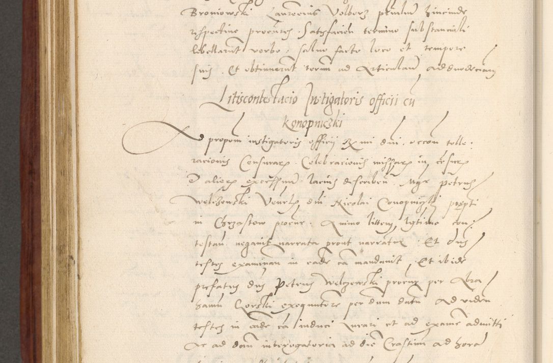 Zdjęcie nr 661 dla obiektu archiwalnego: Acta actorum coram R. D. Petro de Gamratis, archiepiscopo Gnesnensi et episcopo Cracoviensi, Legato nato et Regni Poloniar primate ad a. D. 1544 et 1545 acticatorum - praesidente tunc Suae Rev. Paternitatis curiae cancellario R. D. Bertholomaeo Gantkowski, archidiacono Cracoviensi, Gnesnensi et Posnaniensi canonico.