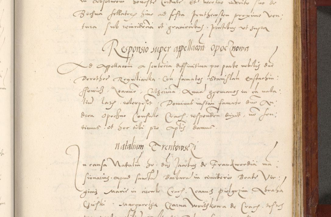 Zdjęcie nr 656 dla obiektu archiwalnego: Acta actorum coram R. D. Petro de Gamratis, archiepiscopo Gnesnensi et episcopo Cracoviensi, Legato nato et Regni Poloniar primate ad a. D. 1544 et 1545 acticatorum - praesidente tunc Suae Rev. Paternitatis curiae cancellario R. D. Bertholomaeo Gantkowski, archidiacono Cracoviensi, Gnesnensi et Posnaniensi canonico.