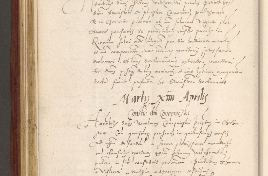 Zdjęcie nr 655 dla obiektu archiwalnego: Acta actorum coram R. D. Petro de Gamratis, archiepiscopo Gnesnensi et episcopo Cracoviensi, Legato nato et Regni Poloniar primate ad a. D. 1544 et 1545 acticatorum - praesidente tunc Suae Rev. Paternitatis curiae cancellario R. D. Bertholomaeo Gantkowski, archidiacono Cracoviensi, Gnesnensi et Posnaniensi canonico.