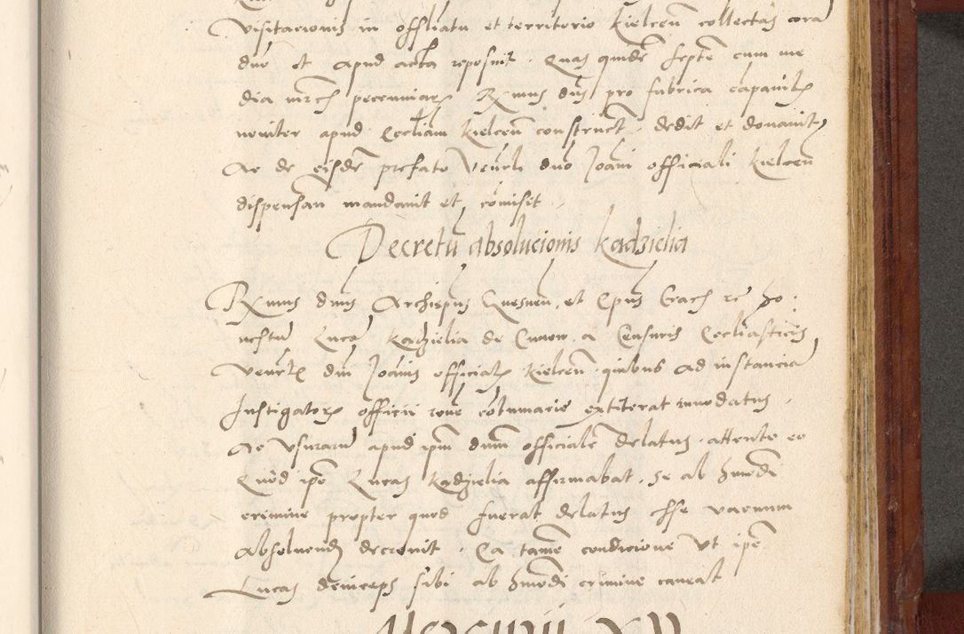 Zdjęcie nr 660 dla obiektu archiwalnego: Acta actorum coram R. D. Petro de Gamratis, archiepiscopo Gnesnensi et episcopo Cracoviensi, Legato nato et Regni Poloniar primate ad a. D. 1544 et 1545 acticatorum - praesidente tunc Suae Rev. Paternitatis curiae cancellario R. D. Bertholomaeo Gantkowski, archidiacono Cracoviensi, Gnesnensi et Posnaniensi canonico.