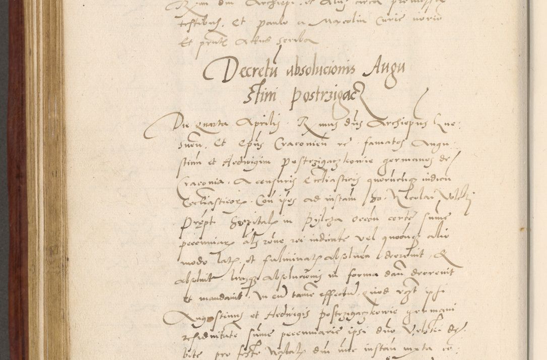 Zdjęcie nr 647 dla obiektu archiwalnego: Acta actorum coram R. D. Petro de Gamratis, archiepiscopo Gnesnensi et episcopo Cracoviensi, Legato nato et Regni Poloniar primate ad a. D. 1544 et 1545 acticatorum - praesidente tunc Suae Rev. Paternitatis curiae cancellario R. D. Bertholomaeo Gantkowski, archidiacono Cracoviensi, Gnesnensi et Posnaniensi canonico.