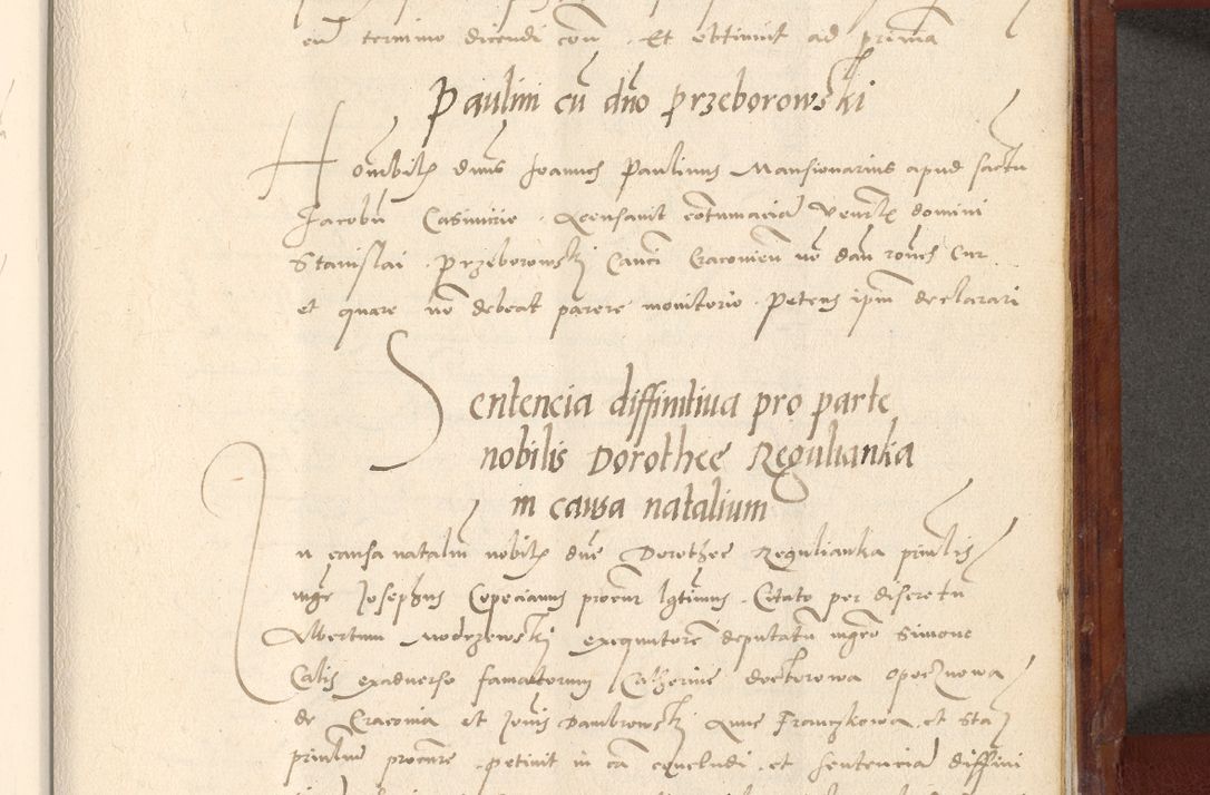 Zdjęcie nr 638 dla obiektu archiwalnego: Acta actorum coram R. D. Petro de Gamratis, archiepiscopo Gnesnensi et episcopo Cracoviensi, Legato nato et Regni Poloniar primate ad a. D. 1544 et 1545 acticatorum - praesidente tunc Suae Rev. Paternitatis curiae cancellario R. D. Bertholomaeo Gantkowski, archidiacono Cracoviensi, Gnesnensi et Posnaniensi canonico.