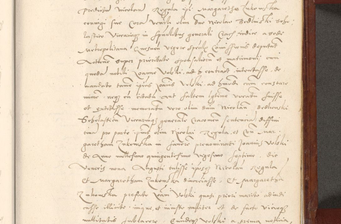 Zdjęcie nr 640 dla obiektu archiwalnego: Acta actorum coram R. D. Petro de Gamratis, archiepiscopo Gnesnensi et episcopo Cracoviensi, Legato nato et Regni Poloniar primate ad a. D. 1544 et 1545 acticatorum - praesidente tunc Suae Rev. Paternitatis curiae cancellario R. D. Bertholomaeo Gantkowski, archidiacono Cracoviensi, Gnesnensi et Posnaniensi canonico.
