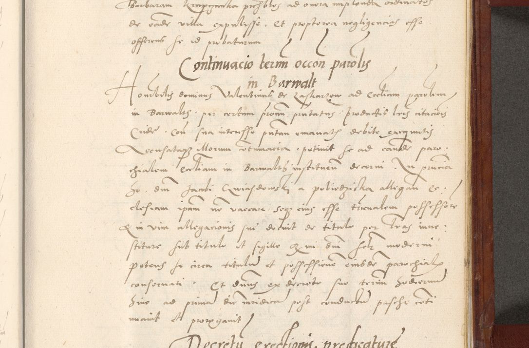 Zdjęcie nr 636 dla obiektu archiwalnego: Acta actorum coram R. D. Petro de Gamratis, archiepiscopo Gnesnensi et episcopo Cracoviensi, Legato nato et Regni Poloniar primate ad a. D. 1544 et 1545 acticatorum - praesidente tunc Suae Rev. Paternitatis curiae cancellario R. D. Bertholomaeo Gantkowski, archidiacono Cracoviensi, Gnesnensi et Posnaniensi canonico.