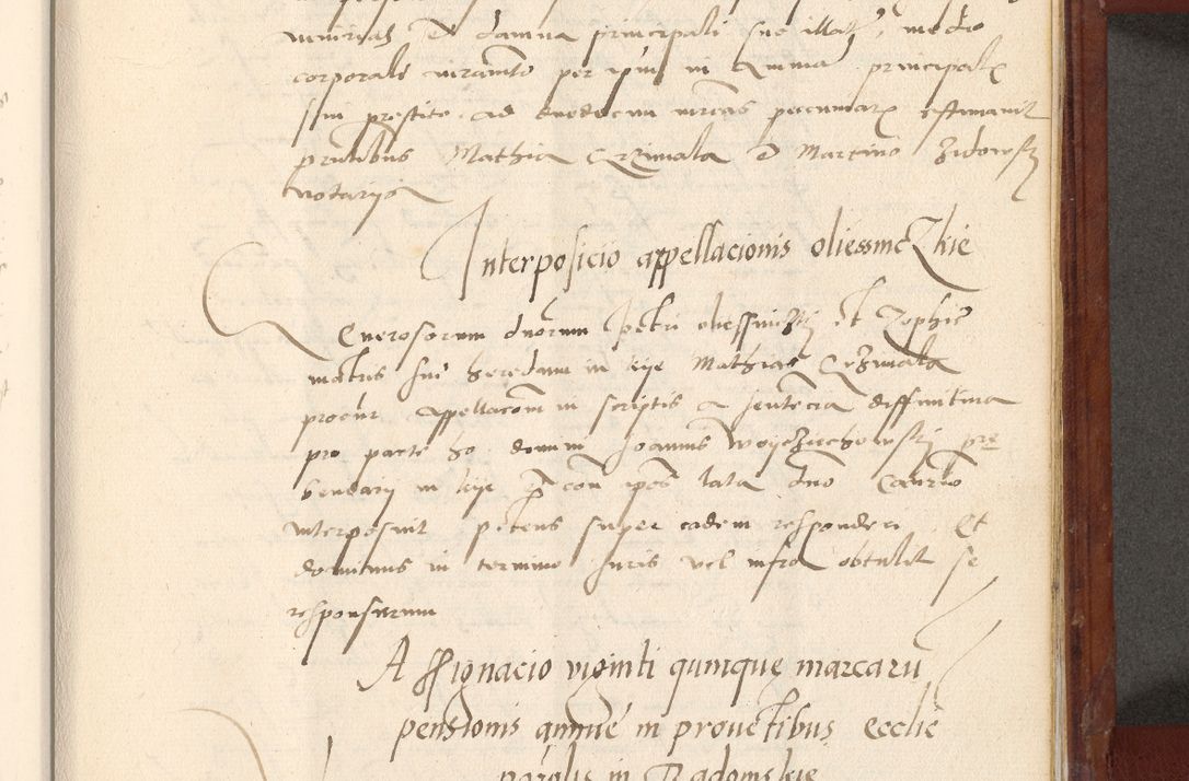 Zdjęcie nr 624 dla obiektu archiwalnego: Acta actorum coram R. D. Petro de Gamratis, archiepiscopo Gnesnensi et episcopo Cracoviensi, Legato nato et Regni Poloniar primate ad a. D. 1544 et 1545 acticatorum - praesidente tunc Suae Rev. Paternitatis curiae cancellario R. D. Bertholomaeo Gantkowski, archidiacono Cracoviensi, Gnesnensi et Posnaniensi canonico.