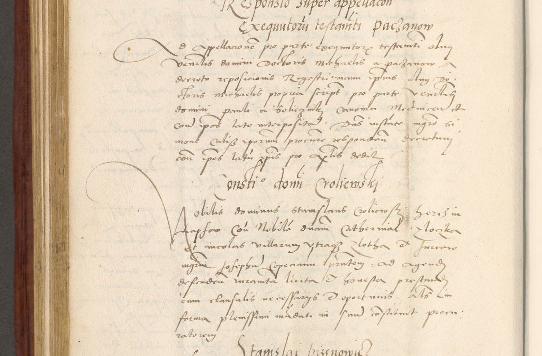 Zdjęcie nr 621 dla obiektu archiwalnego: Acta actorum coram R. D. Petro de Gamratis, archiepiscopo Gnesnensi et episcopo Cracoviensi, Legato nato et Regni Poloniar primate ad a. D. 1544 et 1545 acticatorum - praesidente tunc Suae Rev. Paternitatis curiae cancellario R. D. Bertholomaeo Gantkowski, archidiacono Cracoviensi, Gnesnensi et Posnaniensi canonico.