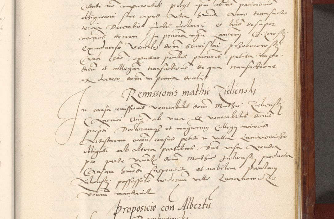 Zdjęcie nr 608 dla obiektu archiwalnego: Acta actorum coram R. D. Petro de Gamratis, archiepiscopo Gnesnensi et episcopo Cracoviensi, Legato nato et Regni Poloniar primate ad a. D. 1544 et 1545 acticatorum - praesidente tunc Suae Rev. Paternitatis curiae cancellario R. D. Bertholomaeo Gantkowski, archidiacono Cracoviensi, Gnesnensi et Posnaniensi canonico.