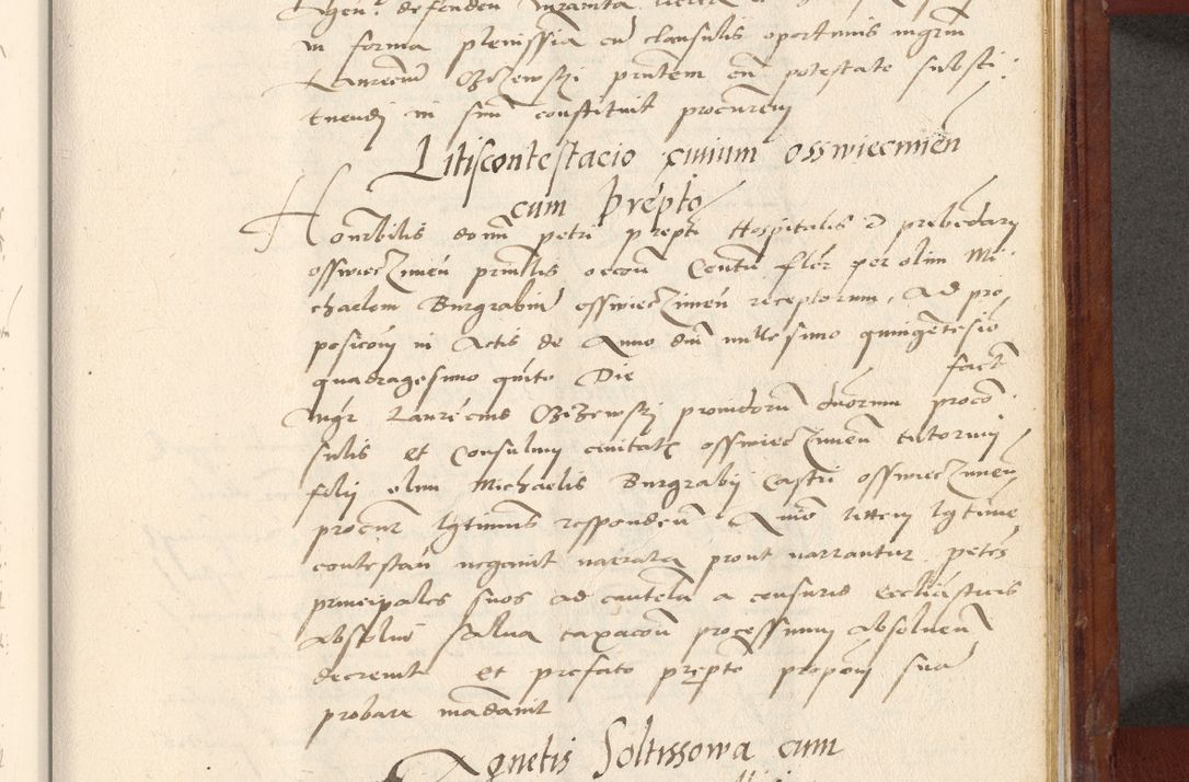 Zdjęcie nr 610 dla obiektu archiwalnego: Acta actorum coram R. D. Petro de Gamratis, archiepiscopo Gnesnensi et episcopo Cracoviensi, Legato nato et Regni Poloniar primate ad a. D. 1544 et 1545 acticatorum - praesidente tunc Suae Rev. Paternitatis curiae cancellario R. D. Bertholomaeo Gantkowski, archidiacono Cracoviensi, Gnesnensi et Posnaniensi canonico.