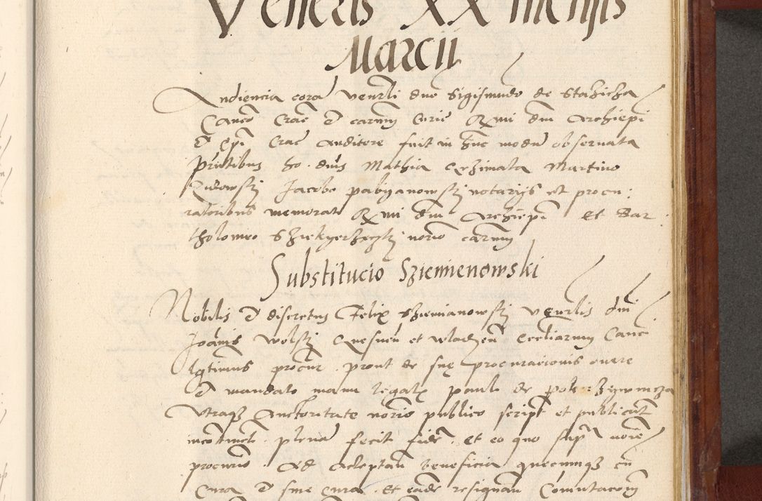 Zdjęcie nr 604 dla obiektu archiwalnego: Acta actorum coram R. D. Petro de Gamratis, archiepiscopo Gnesnensi et episcopo Cracoviensi, Legato nato et Regni Poloniar primate ad a. D. 1544 et 1545 acticatorum - praesidente tunc Suae Rev. Paternitatis curiae cancellario R. D. Bertholomaeo Gantkowski, archidiacono Cracoviensi, Gnesnensi et Posnaniensi canonico.