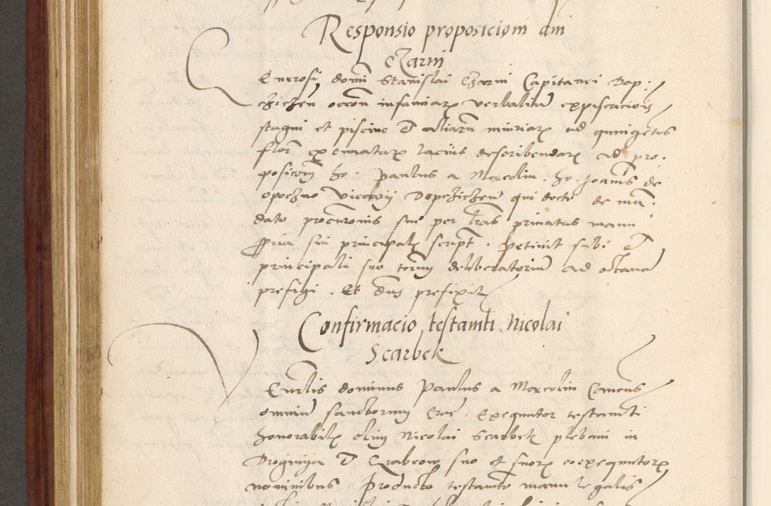 Zdjęcie nr 601 dla obiektu archiwalnego: Acta actorum coram R. D. Petro de Gamratis, archiepiscopo Gnesnensi et episcopo Cracoviensi, Legato nato et Regni Poloniar primate ad a. D. 1544 et 1545 acticatorum - praesidente tunc Suae Rev. Paternitatis curiae cancellario R. D. Bertholomaeo Gantkowski, archidiacono Cracoviensi, Gnesnensi et Posnaniensi canonico.