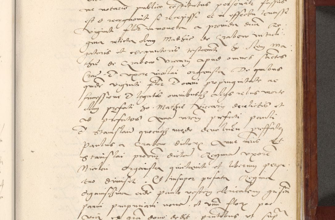Zdjęcie nr 598 dla obiektu archiwalnego: Acta actorum coram R. D. Petro de Gamratis, archiepiscopo Gnesnensi et episcopo Cracoviensi, Legato nato et Regni Poloniar primate ad a. D. 1544 et 1545 acticatorum - praesidente tunc Suae Rev. Paternitatis curiae cancellario R. D. Bertholomaeo Gantkowski, archidiacono Cracoviensi, Gnesnensi et Posnaniensi canonico.