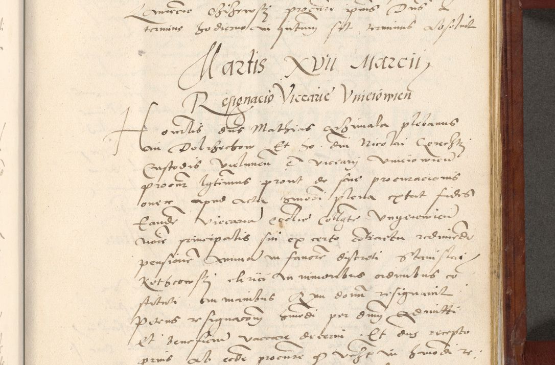 Zdjęcie nr 594 dla obiektu archiwalnego: Acta actorum coram R. D. Petro de Gamratis, archiepiscopo Gnesnensi et episcopo Cracoviensi, Legato nato et Regni Poloniar primate ad a. D. 1544 et 1545 acticatorum - praesidente tunc Suae Rev. Paternitatis curiae cancellario R. D. Bertholomaeo Gantkowski, archidiacono Cracoviensi, Gnesnensi et Posnaniensi canonico.