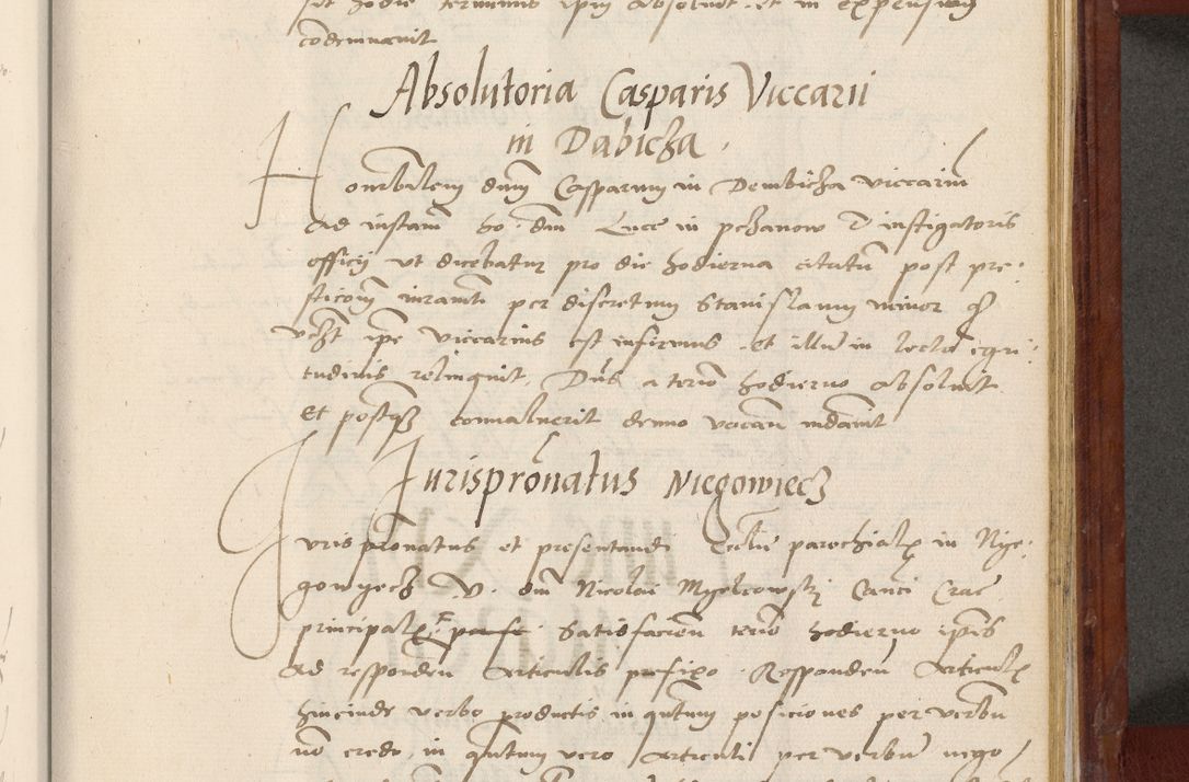 Zdjęcie nr 588 dla obiektu archiwalnego: Acta actorum coram R. D. Petro de Gamratis, archiepiscopo Gnesnensi et episcopo Cracoviensi, Legato nato et Regni Poloniar primate ad a. D. 1544 et 1545 acticatorum - praesidente tunc Suae Rev. Paternitatis curiae cancellario R. D. Bertholomaeo Gantkowski, archidiacono Cracoviensi, Gnesnensi et Posnaniensi canonico.