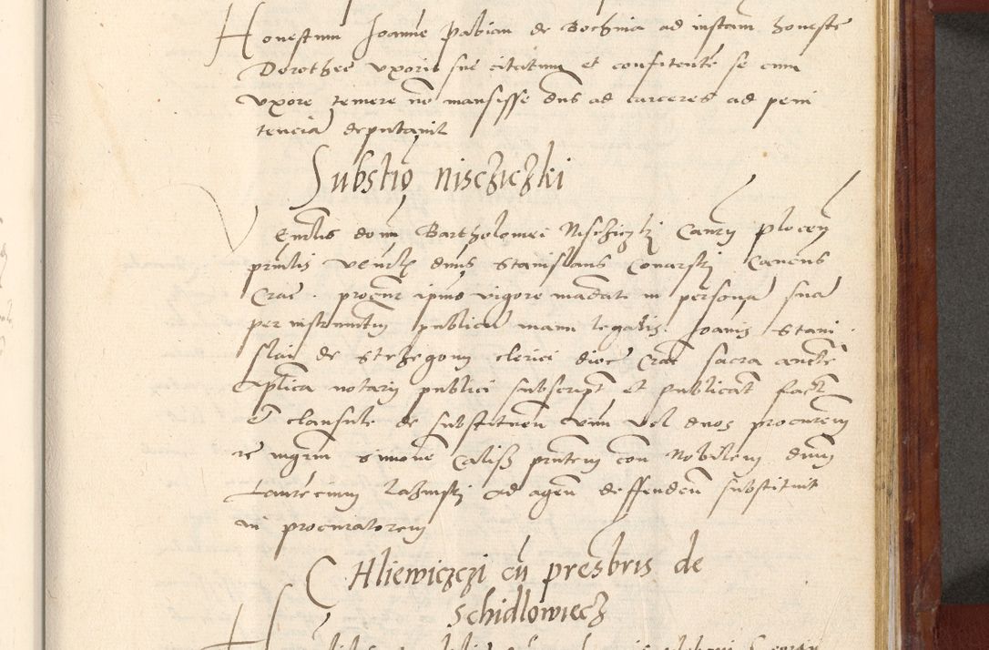 Zdjęcie nr 590 dla obiektu archiwalnego: Acta actorum coram R. D. Petro de Gamratis, archiepiscopo Gnesnensi et episcopo Cracoviensi, Legato nato et Regni Poloniar primate ad a. D. 1544 et 1545 acticatorum - praesidente tunc Suae Rev. Paternitatis curiae cancellario R. D. Bertholomaeo Gantkowski, archidiacono Cracoviensi, Gnesnensi et Posnaniensi canonico.