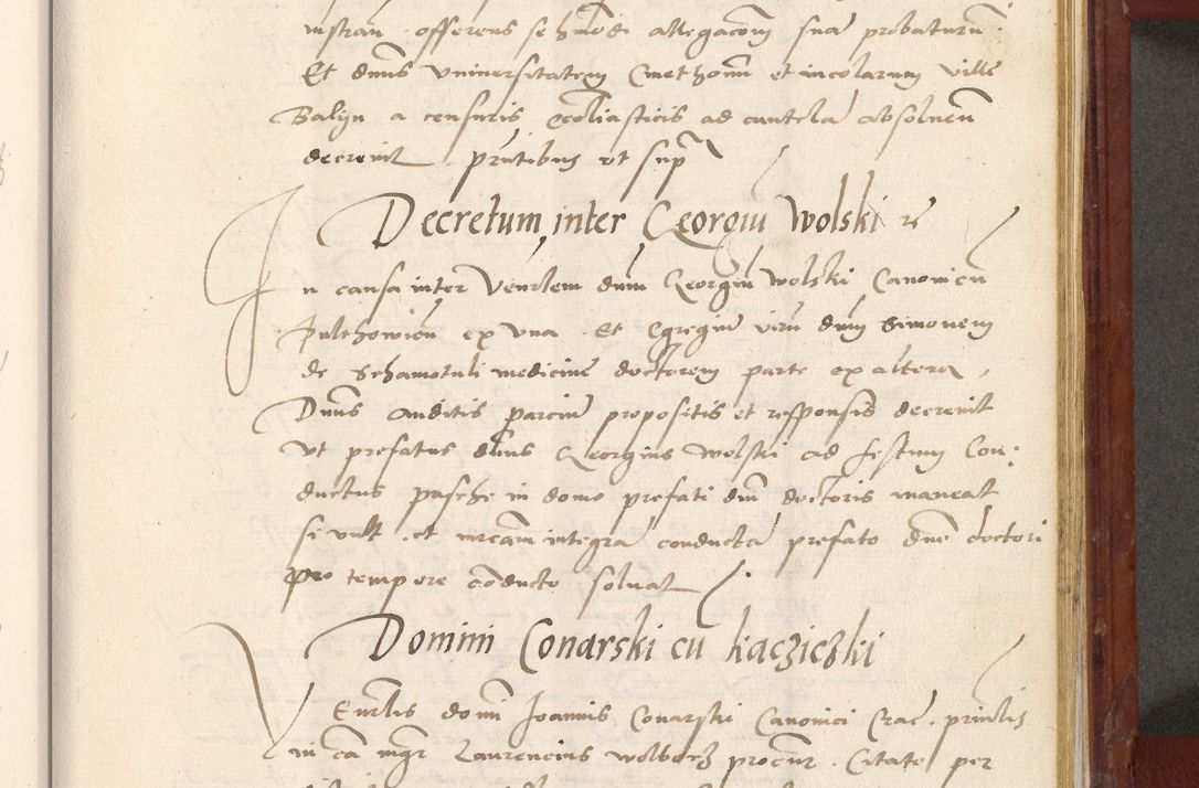 Zdjęcie nr 586 dla obiektu archiwalnego: Acta actorum coram R. D. Petro de Gamratis, archiepiscopo Gnesnensi et episcopo Cracoviensi, Legato nato et Regni Poloniar primate ad a. D. 1544 et 1545 acticatorum - praesidente tunc Suae Rev. Paternitatis curiae cancellario R. D. Bertholomaeo Gantkowski, archidiacono Cracoviensi, Gnesnensi et Posnaniensi canonico.