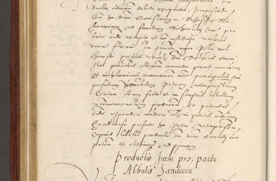 Zdjęcie nr 583 dla obiektu archiwalnego: Acta actorum coram R. D. Petro de Gamratis, archiepiscopo Gnesnensi et episcopo Cracoviensi, Legato nato et Regni Poloniar primate ad a. D. 1544 et 1545 acticatorum - praesidente tunc Suae Rev. Paternitatis curiae cancellario R. D. Bertholomaeo Gantkowski, archidiacono Cracoviensi, Gnesnensi et Posnaniensi canonico.