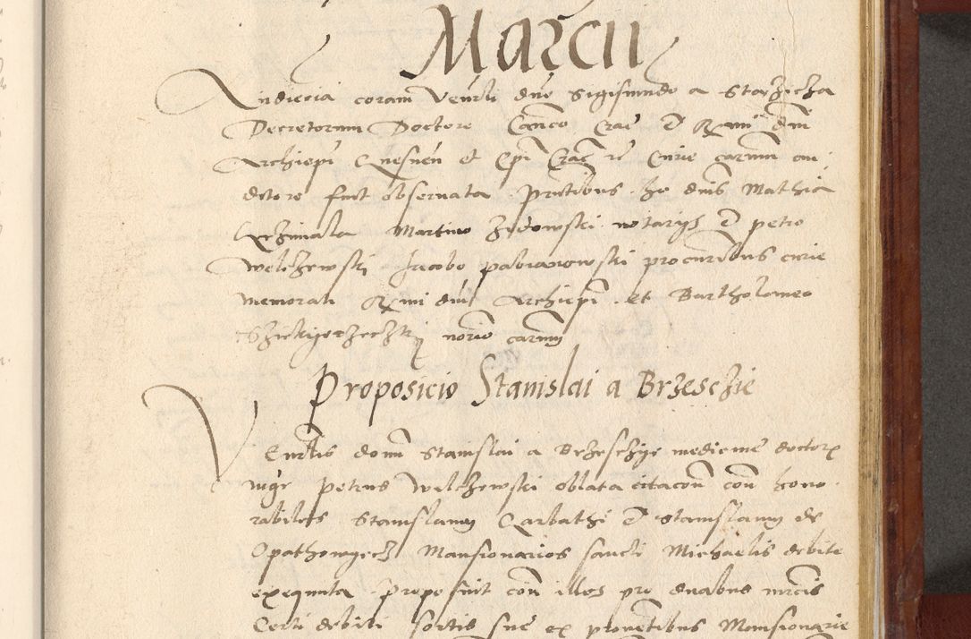 Zdjęcie nr 582 dla obiektu archiwalnego: Acta actorum coram R. D. Petro de Gamratis, archiepiscopo Gnesnensi et episcopo Cracoviensi, Legato nato et Regni Poloniar primate ad a. D. 1544 et 1545 acticatorum - praesidente tunc Suae Rev. Paternitatis curiae cancellario R. D. Bertholomaeo Gantkowski, archidiacono Cracoviensi, Gnesnensi et Posnaniensi canonico.